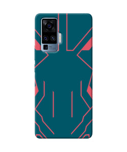 Superman Techno Vivo X50 Pro Real 4D Back Cover