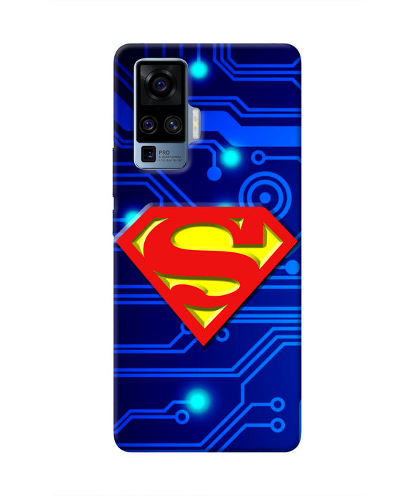 Superman Abstract Vivo X50 Pro Real 4D Back Cover