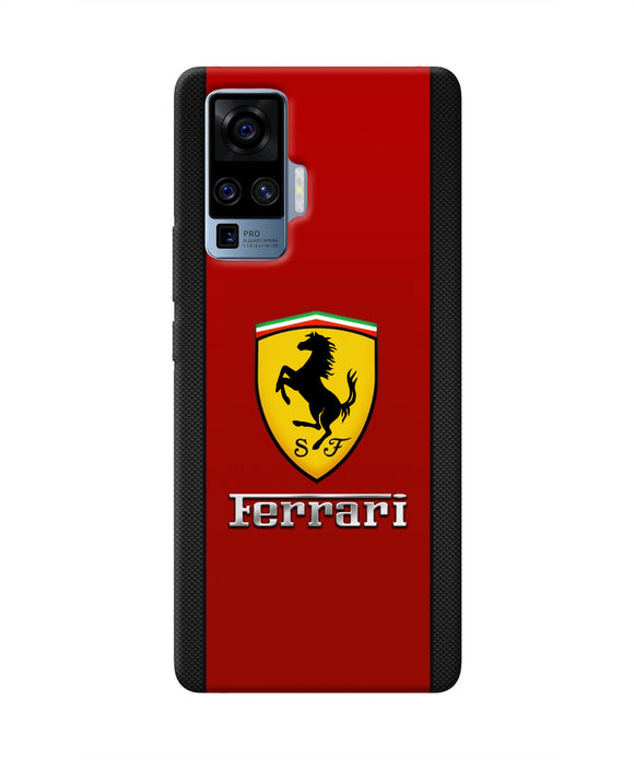 Ferrari Abstract Vivo X50 Pro Real 4D Back Cover