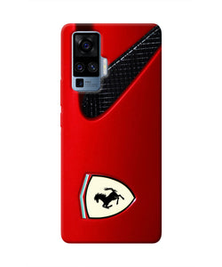 Ferrari Hood Vivo X50 Pro Real 4D Back Cover