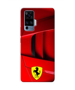 Ferrari Car Vivo X50 Pro Real 4D Back Cover