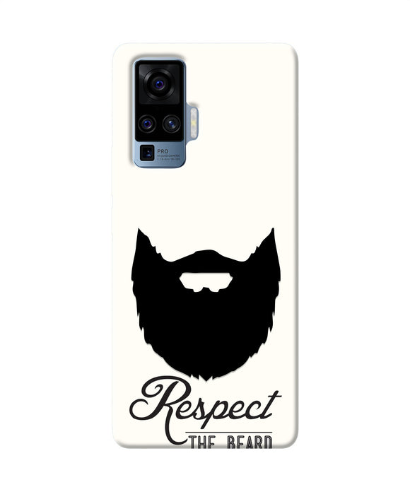 Respect the Beard Vivo X50 Pro Real 4D Back Cover