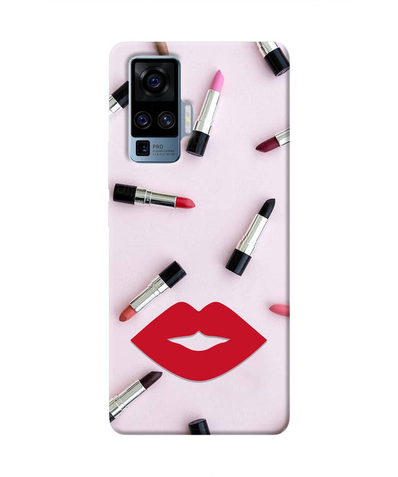 Lips Lipstick Shades Vivo X50 Pro Real 4D Back Cover
