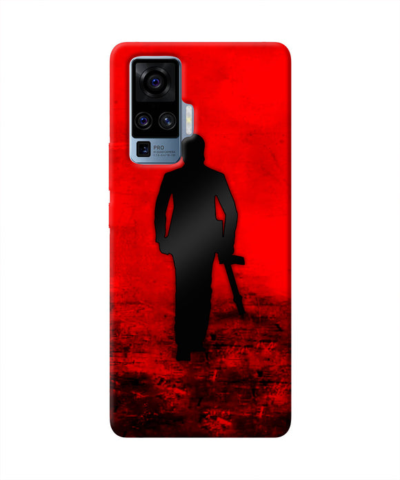 Rocky Bhai with Gun Vivo X50 Pro Real 4D Back Cover