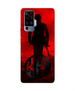 Rocky Bhai K G F Chapter 2 Logo Vivo X50 Pro Real 4D Back Cover