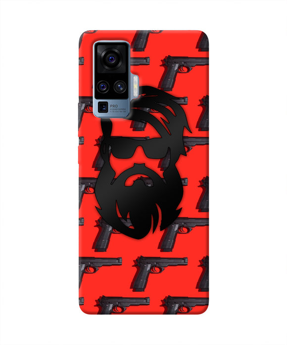 Rocky Bhai Beard Look Vivo X50 Pro Real 4D Back Cover