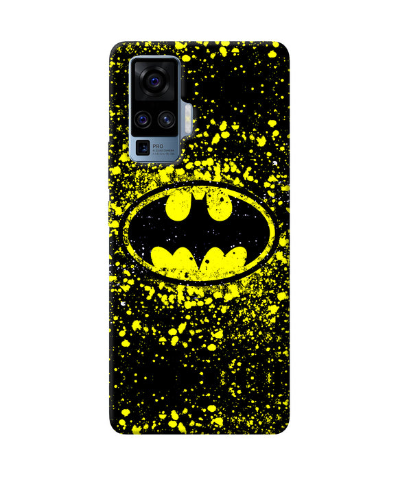 Batman last knight print yellow Vivo X50 Pro Back Cover