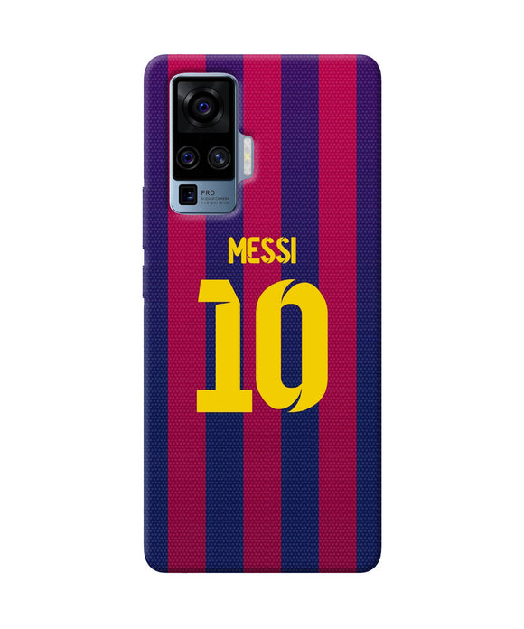 Messi 10 tshirt Vivo X50 Pro Back Cover