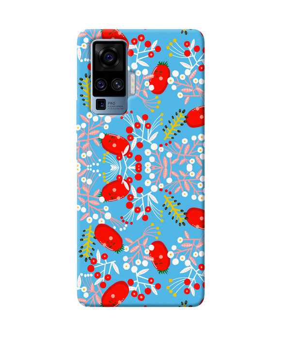 Small red animation pattern Vivo X50 Pro Back Cover