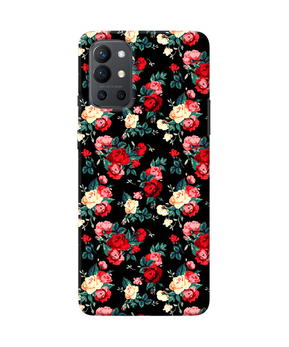 Rose Pattern Oneplus 9R Back Cover