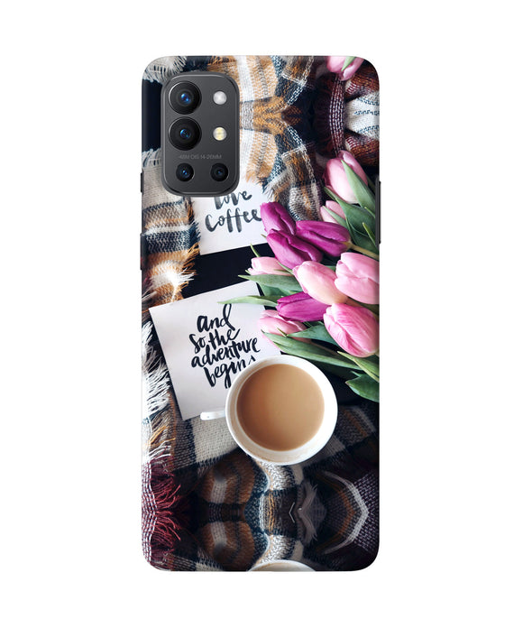 Love Coffee Quotes Oneplus 9R Back Cover