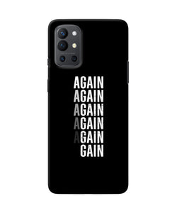 Again Again Gain Oneplus 9R Back Cover