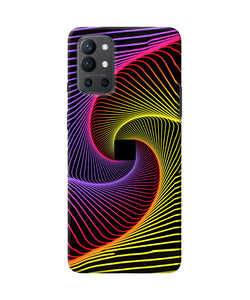 Colorful Strings Oneplus 9R Back Cover