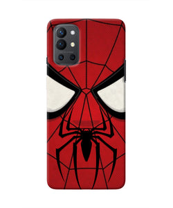 Spiderman Face Oneplus 9R Real 4D Back Cover