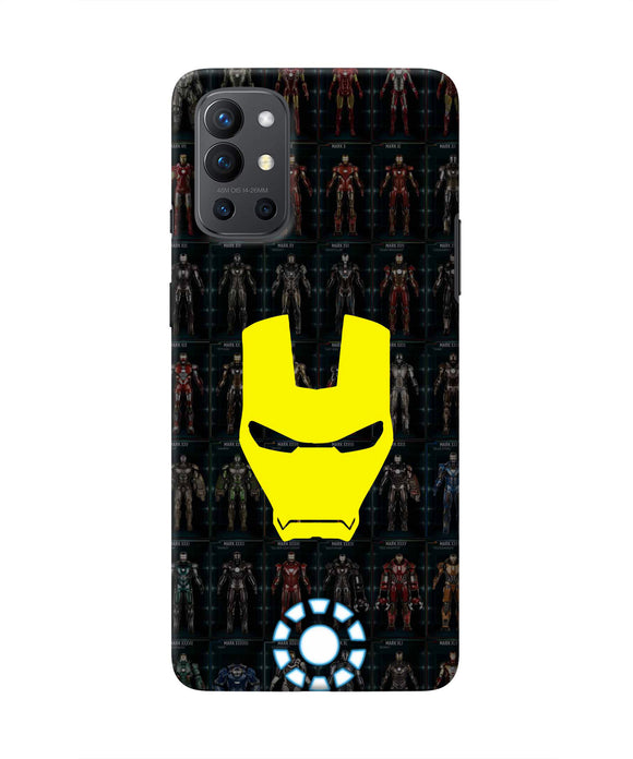 Iron Man Suit Oneplus 9R Real 4D Back Cover