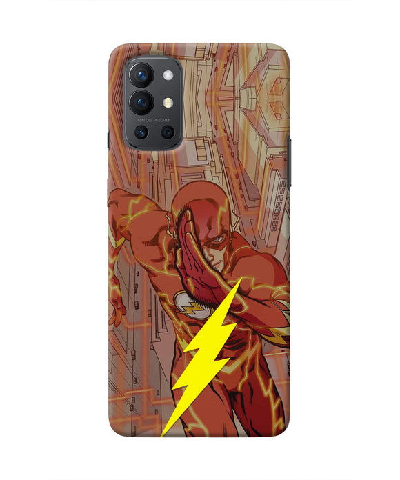 Flash Running Oneplus 9R Real 4D Back Cover