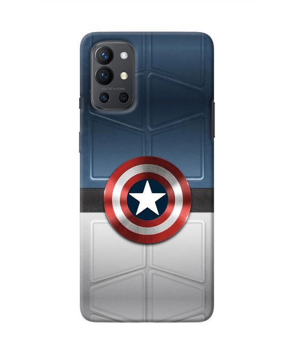 Captain America Suit Oneplus 9R Real 4D Back Cover