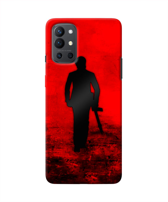 Rocky Bhai with Gun Oneplus 9R Real 4D Back Cover