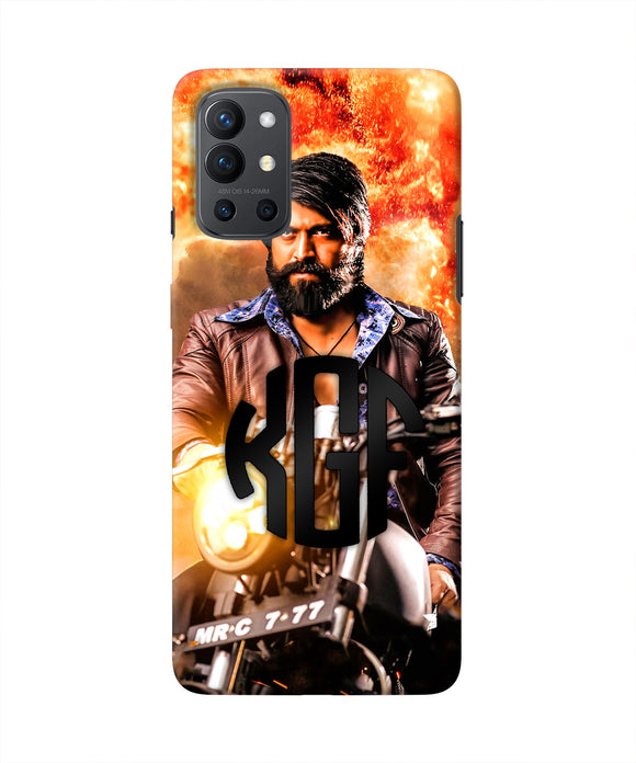 Rocky Bhai on Bike Oneplus 9R Real 4D Back Cover