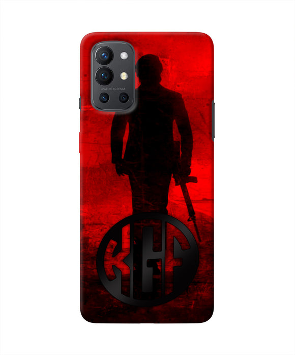 Rocky Bhai K G F Chapter 2 Logo Oneplus 9R Real 4D Back Cover