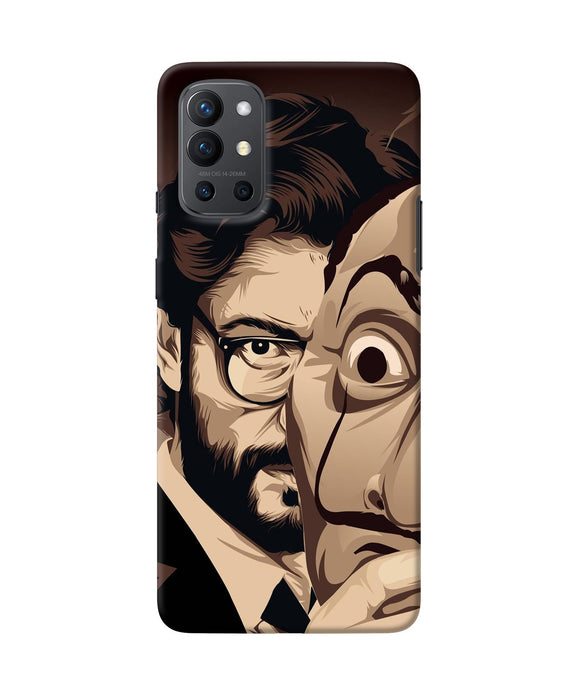 Money Heist Professor Art Oneplus 9R Back Cover