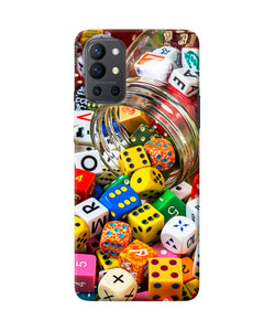 Colorful Dice Oneplus 9R Back Cover