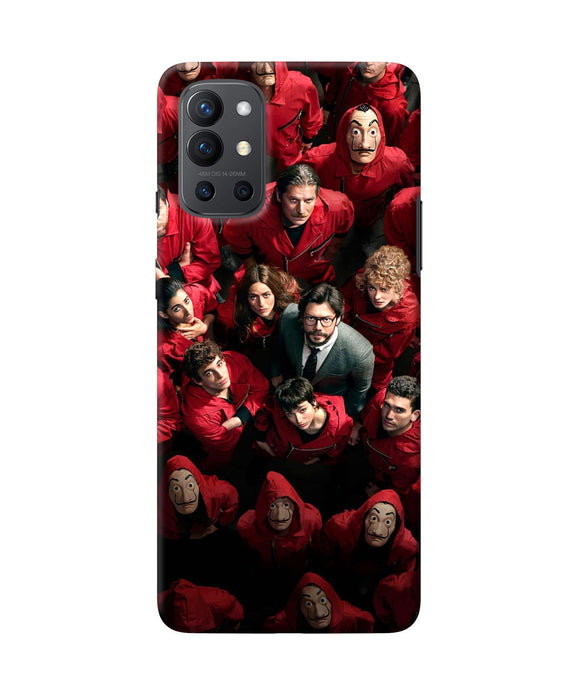 Money Heist Professor with Hostages Oneplus 9R Back Cover