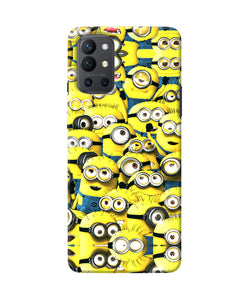 Minions mini crowd Oneplus 9R Back Cover