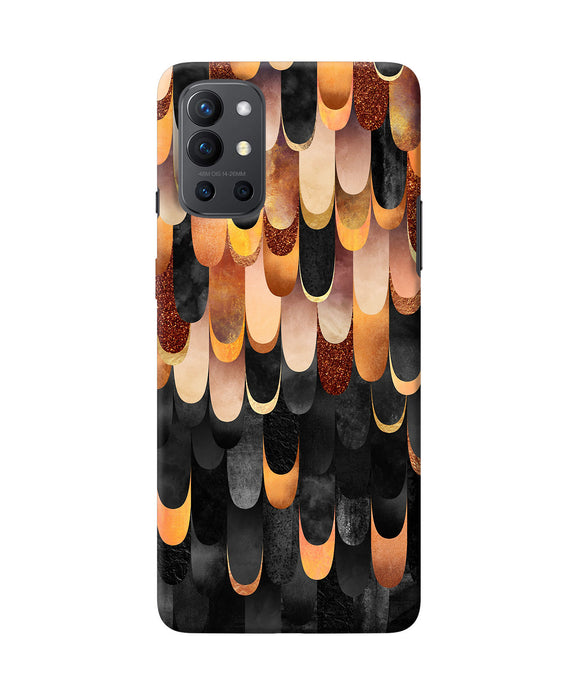 Abstract wooden rug Oneplus 9R Back Cover