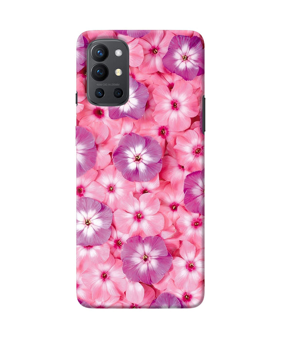 Natural pink flower Oneplus 9R Back Cover