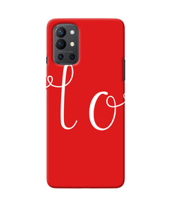 Love one Oneplus 9R Back Cover