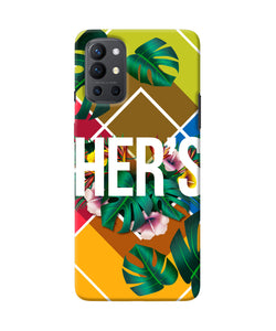 His her two Oneplus 9R Back Cover