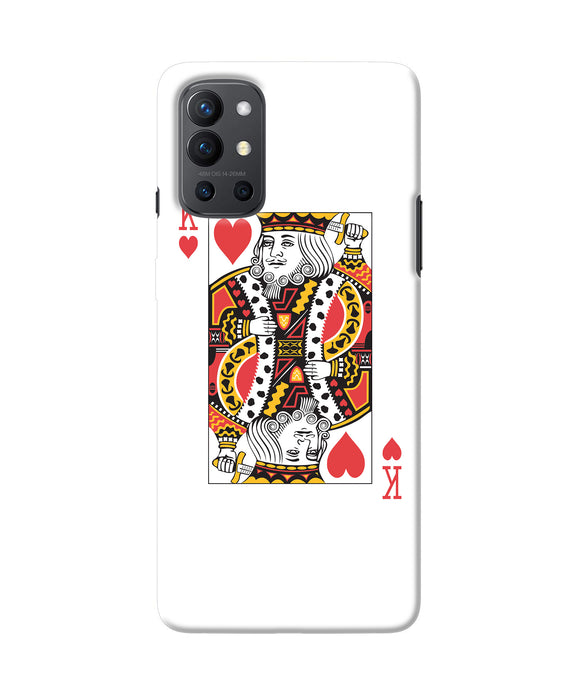 Heart king card Oneplus 9R Back Cover