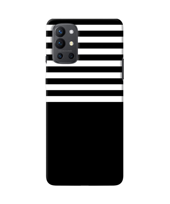 Black and white print Oneplus 9R Back Cover