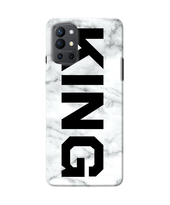 King marble text Oneplus 9R Back Cover