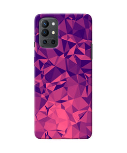 Abstract red blue shine Oneplus 9R Back Cover