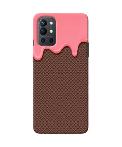 Waffle cream biscuit Oneplus 9R Back Cover