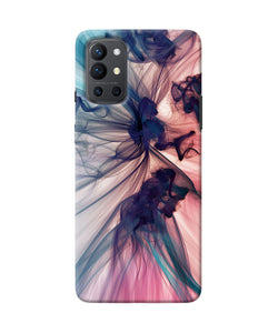 Abstract black smoke Oneplus 9R Back Cover