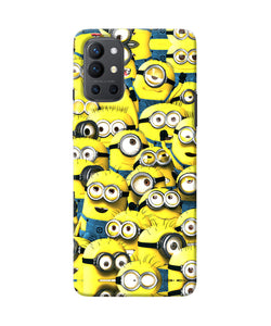 Minions mini crowd Oneplus 9R Back Cover