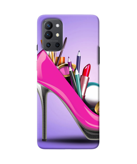 Makeup heel shoe Oneplus 9R Back Cover