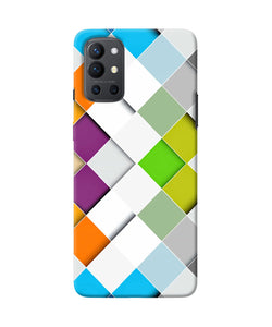 Abstract color box Oneplus 9R Back Cover