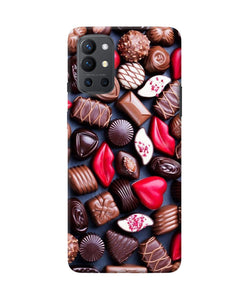 Valentine special chocolates Oneplus 9R Back Cover