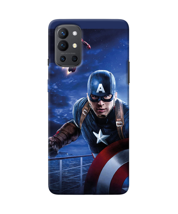 Captain with ironman Oneplus 9R Back Cover