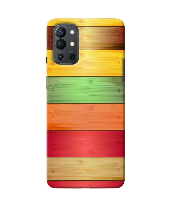 Wooden colors Oneplus 9R Back Cover