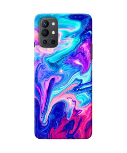 Abstract colorful water Oneplus 9R Back Cover