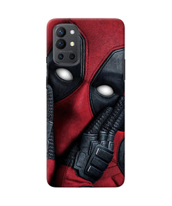 Thinking deadpool Oneplus 9R Back Cover