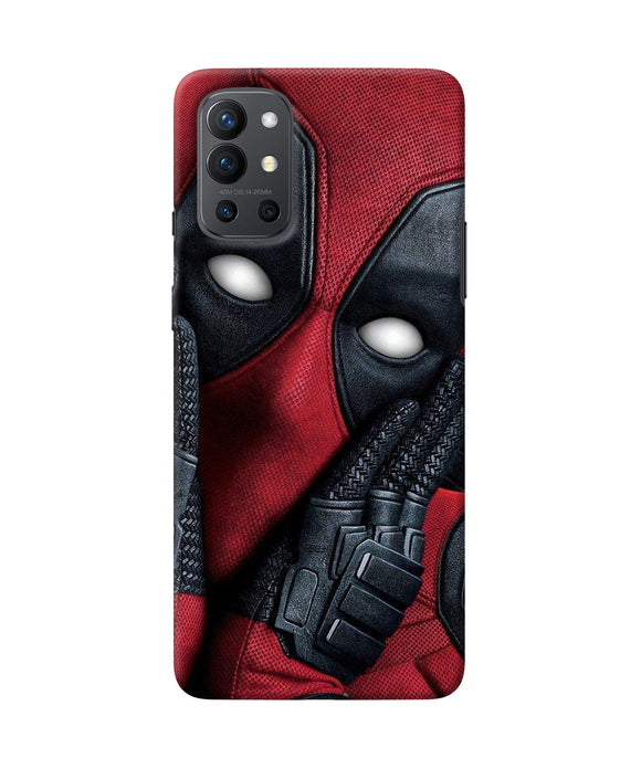 Thinking deadpool Oneplus 9R Back Cover