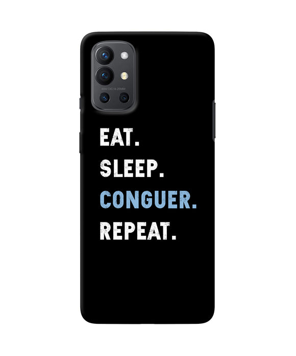 Eat sleep quote Oneplus 9R Back Cover