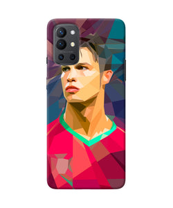 Abstract ronaldo Oneplus 9R Back Cover