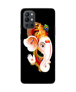 Lord ganesh face Oneplus 9R Back Cover